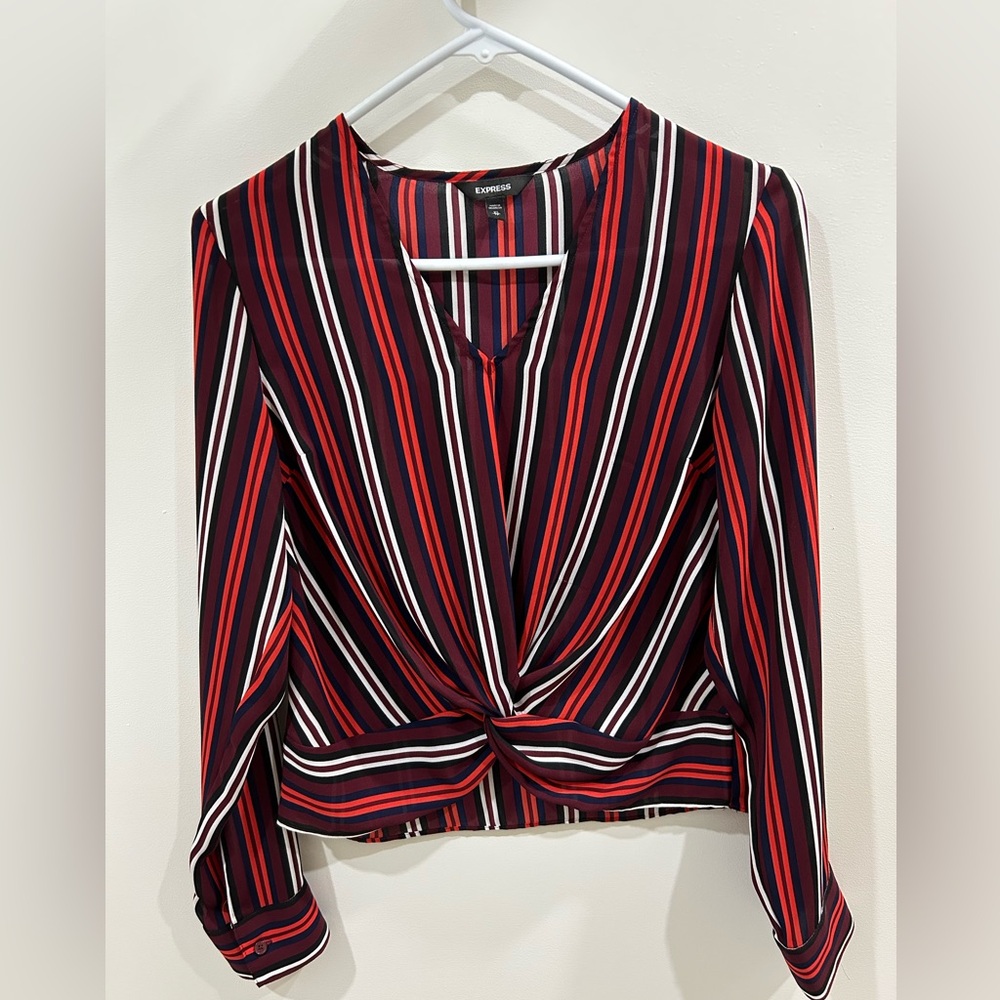 Express stripped top size xs
